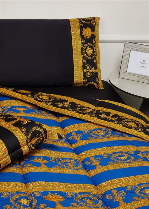 versace baroque print reversible comforter|Versace Barocco Reversible King Comforter .